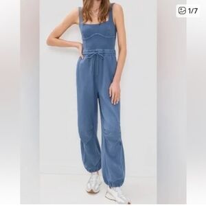 Women's Blue Jumpsuit Sizes Xs,s,m,L NEW WITHOUT TAG